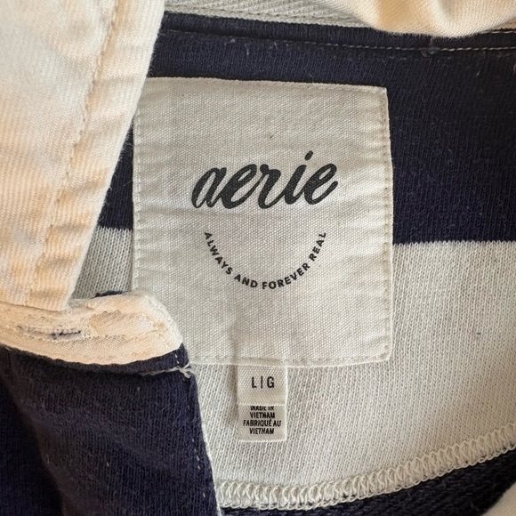 Aerie Prep Rally Rugby Sweatshirt - Picture 3 of 4